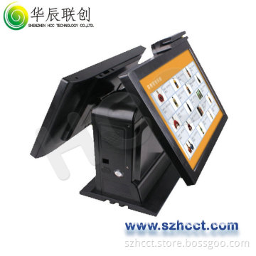 TFT LCD Interactive Touch Monitor Kiosks with Dual Screen